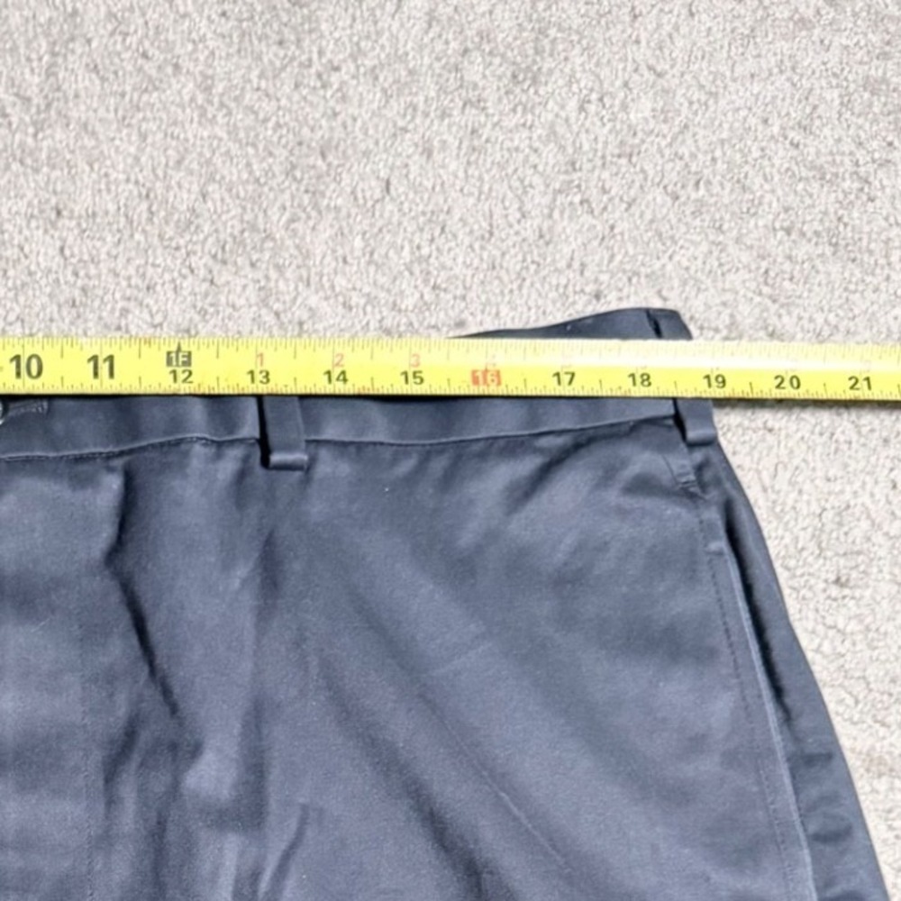Brooks Brothers Chino Shorts Mens 38 Navy Blue Excellent Advantage Stretch 9in - Picture 8 of 8